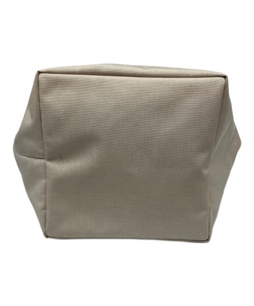 Herve Chapelier（エルベシャプリエ）Herve Chapelier (エルベシャプリエ) ハンドバッグ ライトグレー×ブラウンの古着・服飾アイテム