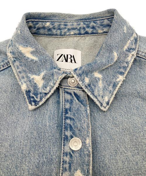 ZARA（ザラ）ZARA (ザラ) デニムジャケット スカイブルー サイズ:Ｍの古着・服飾アイテム
