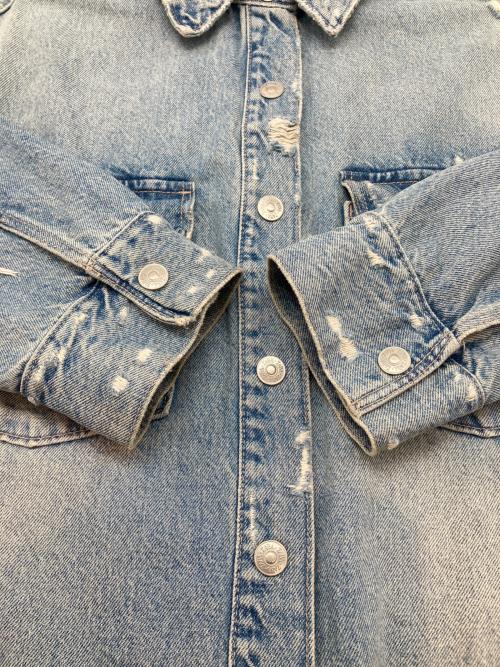 ZARA（ザラ）ZARA (ザラ) デニムジャケット スカイブルー サイズ:Ｍの古着・服飾アイテム