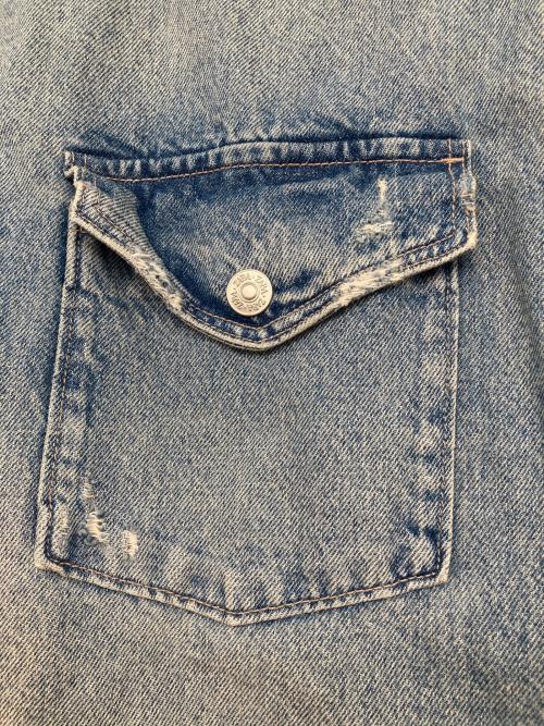 ZARA（ザラ）ZARA (ザラ) デニムジャケット スカイブルー サイズ:Ｍの古着・服飾アイテム