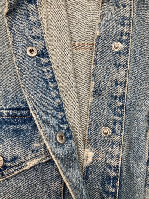 ZARA（ザラ）ZARA (ザラ) デニムジャケット スカイブルー サイズ:Ｍの古着・服飾アイテム
