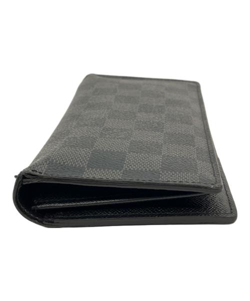 LOUIS VUITTON（ルイ ヴィトン）LOUIS VUITTON (ルイ ヴィトン) ダミエ・グラフィット 　ポルトフォイユ ブラザ ブラックの古着・服飾アイテム