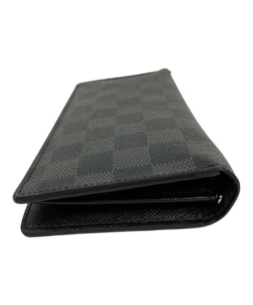 LOUIS VUITTON（ルイ ヴィトン）LOUIS VUITTON (ルイ ヴィトン) ダミエ・グラフィット 　ポルトフォイユ ブラザ ブラックの古着・服飾アイテム