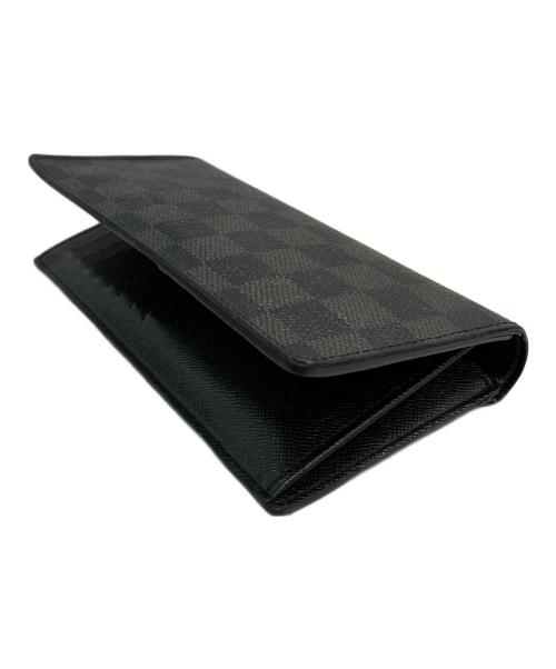 LOUIS VUITTON（ルイ ヴィトン）LOUIS VUITTON (ルイ ヴィトン) ダミエ・グラフィット 　ポルトフォイユ ブラザ ブラックの古着・服飾アイテム
