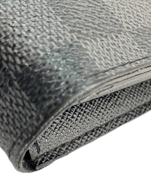 LOUIS VUITTON（ルイ ヴィトン）LOUIS VUITTON (ルイ ヴィトン) ダミエ・グラフィット 　ポルトフォイユ ブラザ ブラックの古着・服飾アイテム