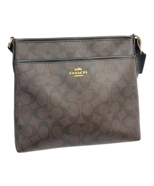 COACH（コーチ）COACH (コーチ) 	シグネチャー ブラウンの古着・服飾アイテム