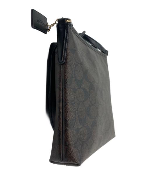 COACH（コーチ）COACH (コーチ) 	シグネチャー ブラウンの古着・服飾アイテム