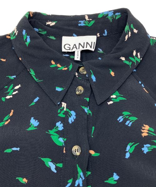 GANNI（ガニー）GANNI (ガニー) 長袖ワンピース ブラック サイズ:36の古着・服飾アイテム