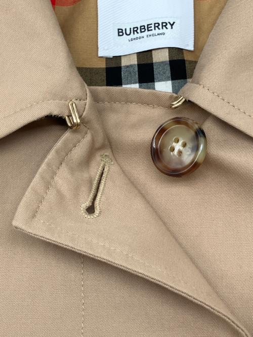 BURBERRY（バーバリー）BURBERRY (バーバリー) ステンカラーコート　ピムリコ ベージュ サイズ:UK 4の古着・服飾アイテム