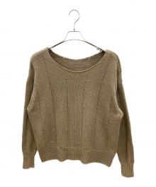 CHAOS（カオス）の古着「薄手ニット」｜ブラウン