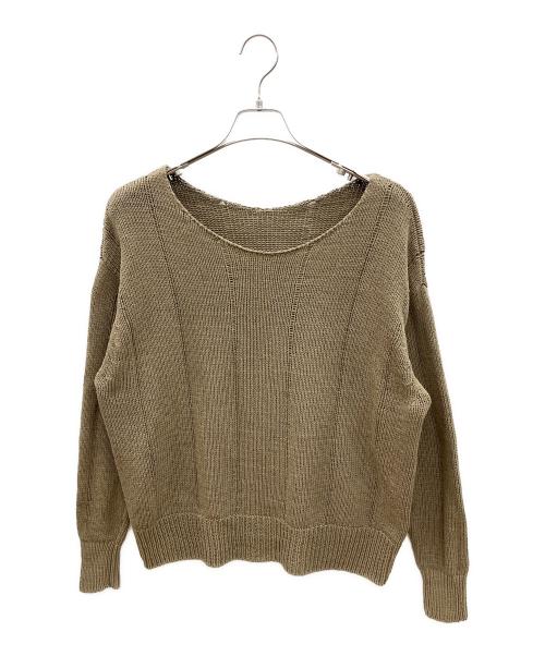 CHAOS（カオス）CHAOS (カオス) 薄手ニット ブラウン サイズ:Ｆの古着・服飾アイテム