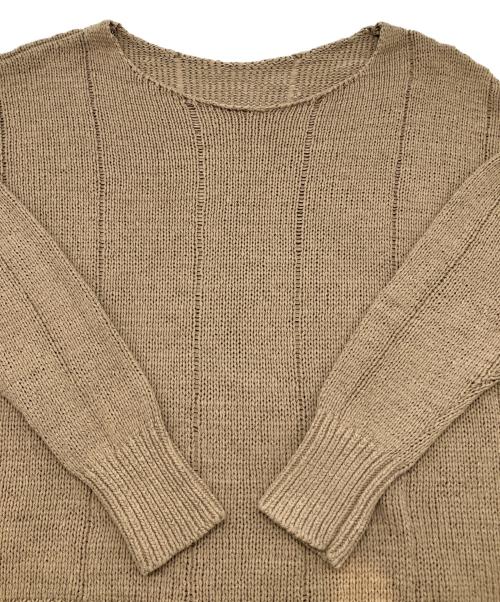 CHAOS（カオス）CHAOS (カオス) 薄手ニット ブラウン サイズ:Ｆの古着・服飾アイテム