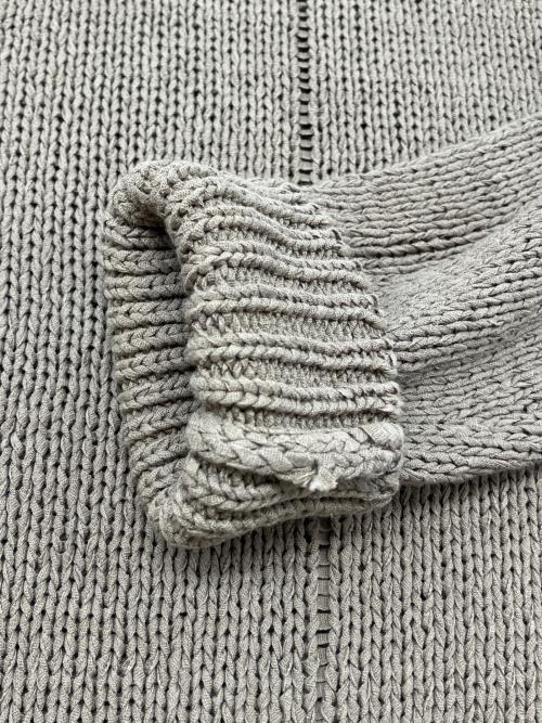 CHAOS（カオス）CHAOS (カオス) 薄手ニット ブラウン サイズ:Ｆの古着・服飾アイテム