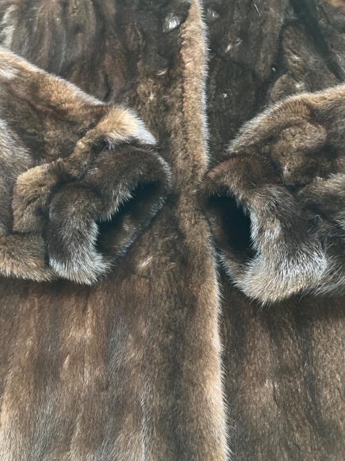 American Legend（アメリカン レジェンド）American Legend (アメリカン レジェンド) ミンクコート　USA製 ダークブラウン サイズ:Ｆの古着・服飾アイテム