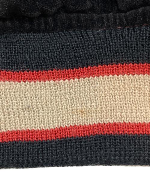 HOUSTON（ヒューストン）HOUSTON (ヒューストン) ベロアスカジャン　JAPAN ブラウン×ブラック サイズ:Ｍの古着・服飾アイテム