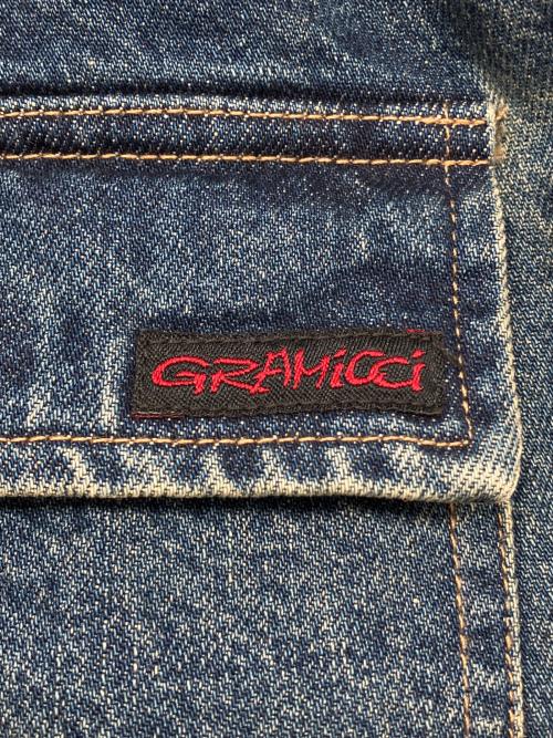 GRAMICCI（グラミチ）GRAMICCI (グラミチ) ワイドデニムパンツ　BEAMS別注 ブルー サイズ:XLの古着・服飾アイテム