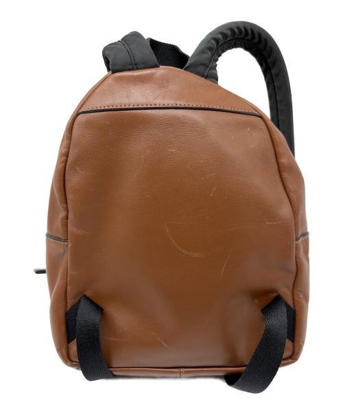 COACH（コーチ）COACH (コーチ) シグネチャー　リュック ベージュ×ブラウンの古着・服飾アイテム