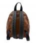 COACH (コーチ) シグネチャー　リュック ベージュ×ブラウン：7000円