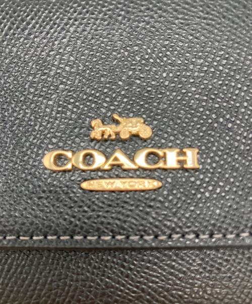 COACH（コーチ）COACH (コーチ) 3つ折り財布 ブラックの古着・服飾アイテム