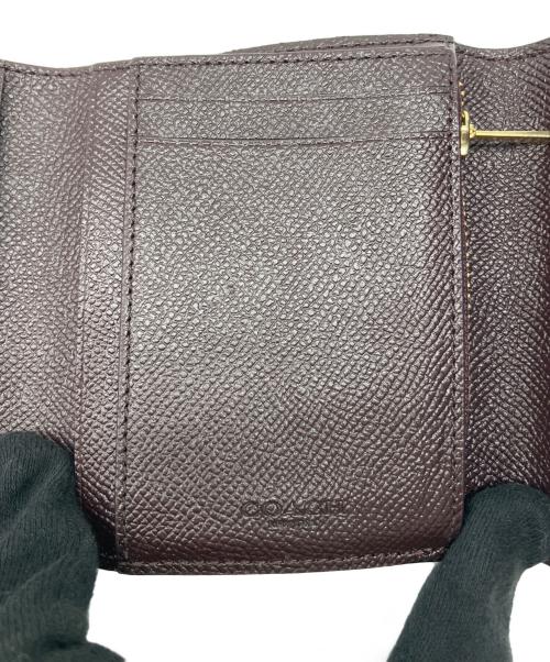 COACH（コーチ）COACH (コーチ) 3つ折り財布 ブラックの古着・服飾アイテム