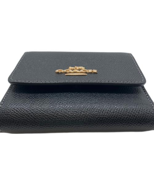 COACH（コーチ）COACH (コーチ) 3つ折り財布 ブラックの古着・服飾アイテム