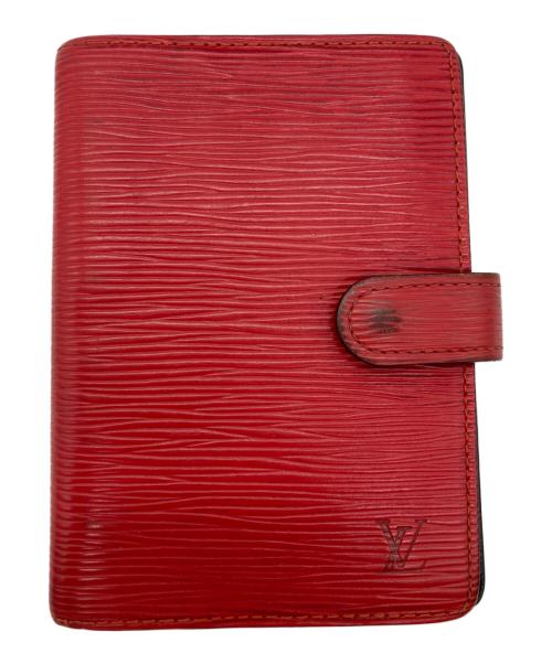 LOUIS VUITTON（ルイ ヴィトン）LOUIS VUITTON (ルイ ヴィトン) アジェンダPM 手帳カバー レッドの古着・服飾アイテム