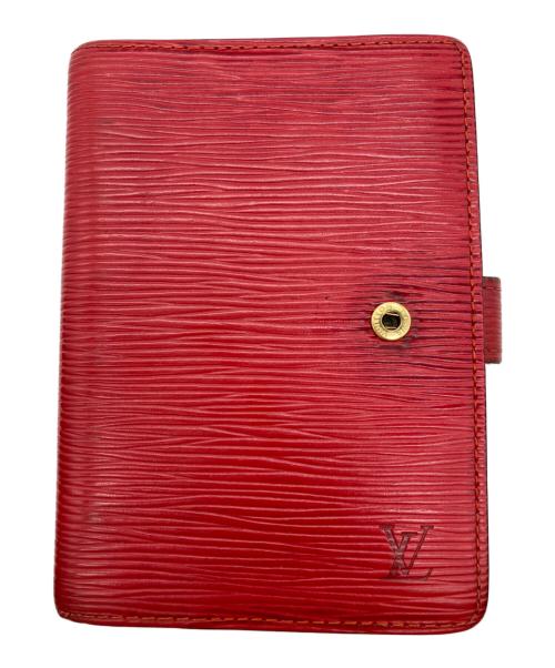 LOUIS VUITTON（ルイ ヴィトン）LOUIS VUITTON (ルイ ヴィトン) アジェンダPM 手帳カバー レッドの古着・服飾アイテム