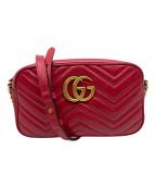 GUCCIグッチ）の古着「	GGマーモント」｜レッド