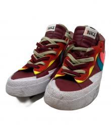 NIKE（ナイキ）の古着「	KAWS × sacai × Nike Blazer Low "Team Red"」｜ワインレッド