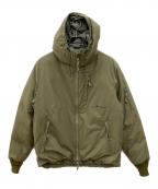 Snow peakスノーピーク）の古着「ダウンジャケット」｜カーキ