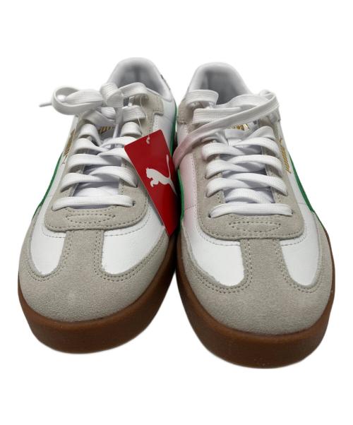 PUMA（プーマ）PUMA (プーマ) スニーカー ホワイト×グリーン サイズ:27の古着・服飾アイテム
