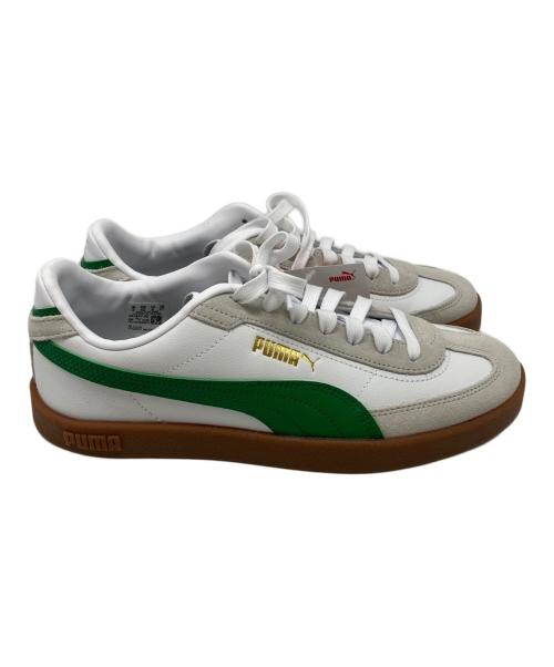 PUMA（プーマ）PUMA (プーマ) スニーカー ホワイト×グリーン サイズ:27の古着・服飾アイテム