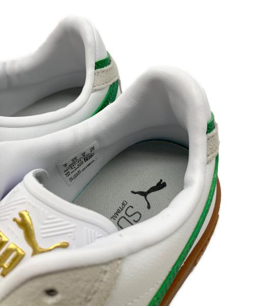 PUMA（プーマ）PUMA (プーマ) スニーカー ホワイト×グリーン サイズ:27の古着・服飾アイテム