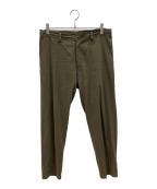 Y'sワイズ）の古着「パンツ　COTTON FLAX POPLIN SLIM PANTS」｜カーキ