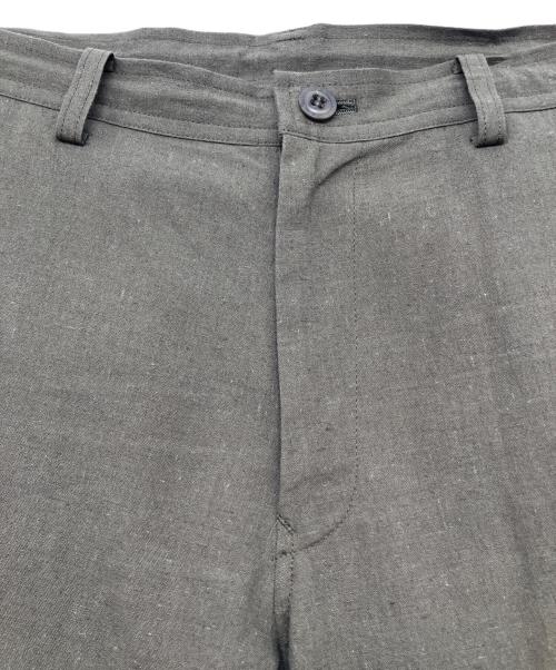 Y's（ワイズ）Y's (ワイズ) パンツ　COTTON FLAX POPLIN SLIM PANTS カーキ サイズ:3の古着・服飾アイテム