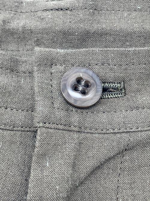 Y's（ワイズ）Y's (ワイズ) パンツ　COTTON FLAX POPLIN SLIM PANTS カーキ サイズ:3の古着・服飾アイテム