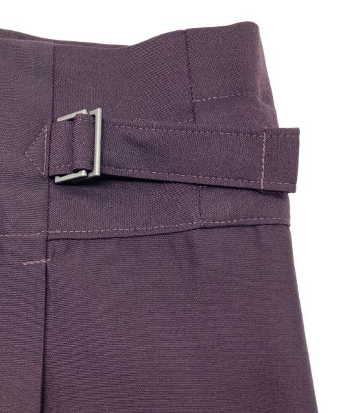me ISSEY MIYAKE（ミーイッセイ ミヤケ）me ISSEY MIYAKE (ミーイッセイ ミヤケ) クロップワイドパンツ パープル サイズ:不明の古着・服飾アイテム