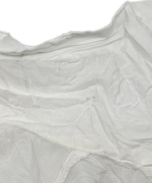 me ISSEY MIYAKE（ミーイッセイ ミヤケ）me ISSEY MIYAKE (ミーイッセイ ミヤケ) プリーツブラウス ホワイト サイズ:不明の古着・服飾アイテム