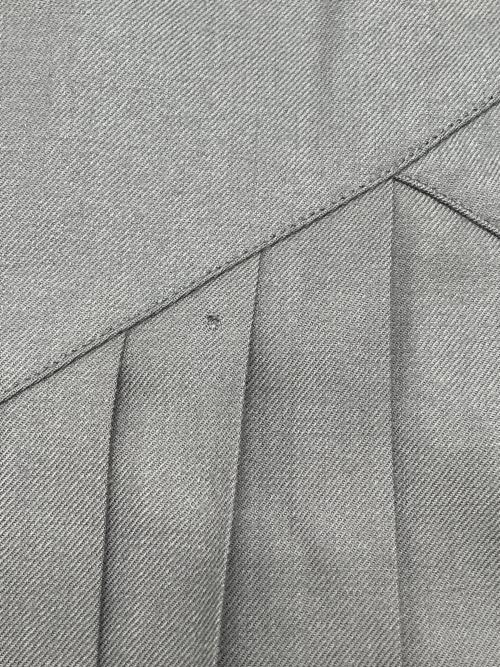 Christian Dior PRET-A-PORTER（クリスチャンディオールプレタポルテ）Christian Dior PRET-A-PORTER (クリスチャンディオールプレタポルテ) 90s切替プリーツスカート　古着 グレー サイズ:LLBの古着・服飾アイテム