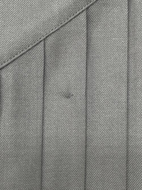 Christian Dior PRET-A-PORTER（クリスチャンディオールプレタポルテ）Christian Dior PRET-A-PORTER (クリスチャンディオールプレタポルテ) 90s切替プリーツスカート　古着 グレー サイズ:LLBの古着・服飾アイテム