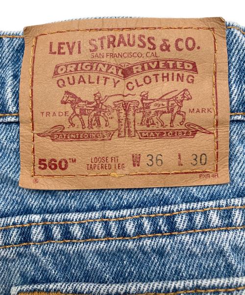 LEVI'S（リーバイス）LEVI'S (リーバイス) 90s 560デニムパンツ 釦裏650 古着 1997年12月製 インディゴ サイズ:W36×L30の古着・服飾アイテム
