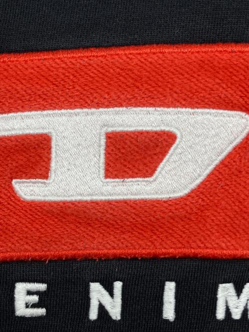 DIESEL（ディーゼル）DIESEL (ディーゼル) プルオーバーパーカー　ドメ・インポート ブラック サイズ:Ｍの古着・服飾アイテム