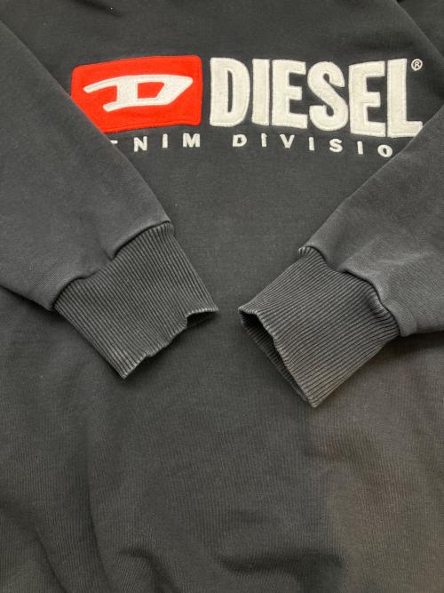 DIESEL（ディーゼル）DIESEL (ディーゼル) プルオーバーパーカー　ドメ・インポート ブラック サイズ:Ｍの古着・服飾アイテム