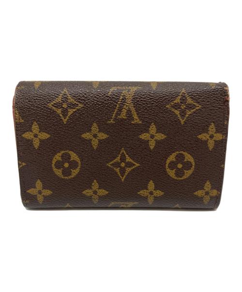 LOUIS VUITTON（ルイ ヴィトン）LOUIS VUITTON (ルイ ヴィトン) 2つ折り財布 モノグラム ポルトフォイユ・トレゾール ブラウンの古着・服飾アイテム
