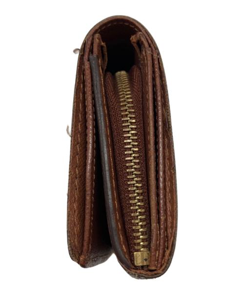 LOUIS VUITTON（ルイ ヴィトン）LOUIS VUITTON (ルイ ヴィトン) 2つ折り財布 モノグラム ポルトフォイユ・トレゾール ブラウンの古着・服飾アイテム