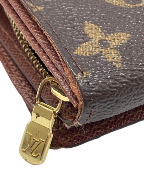 LOUIS VUITTON（ルイ ヴィトン）LOUIS VUITTON (ルイ ヴィトン) 2つ折り財布 モノグラム ポルトフォイユ・トレゾール ブラウンの古着・服飾アイテム