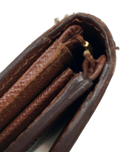 LOUIS VUITTON（ルイ ヴィトン）LOUIS VUITTON (ルイ ヴィトン) 2つ折り財布 モノグラム ポルトフォイユ・トレゾール ブラウンの古着・服飾アイテム