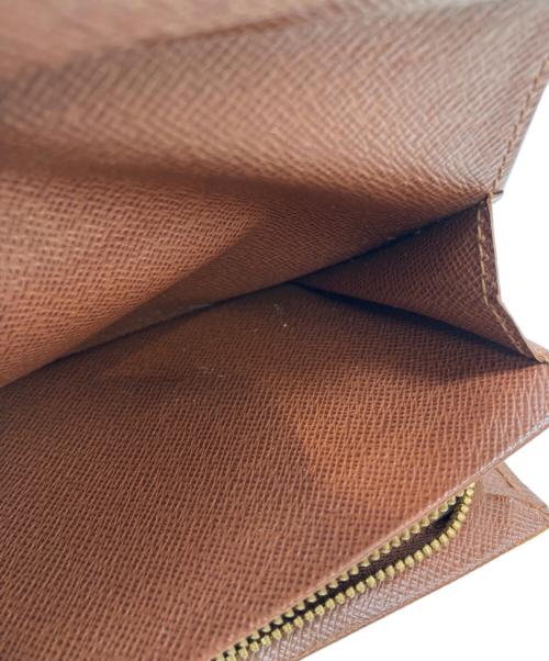LOUIS VUITTON（ルイ ヴィトン）LOUIS VUITTON (ルイ ヴィトン) 2つ折り財布 モノグラム ポルトフォイユ・トレゾール ブラウンの古着・服飾アイテム