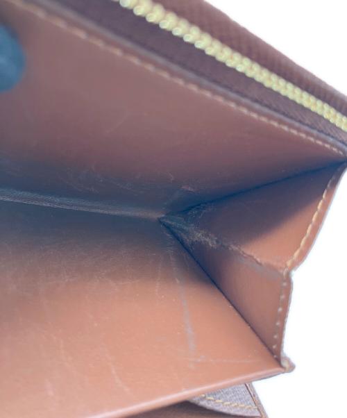 LOUIS VUITTON（ルイ ヴィトン）LOUIS VUITTON (ルイ ヴィトン) 2つ折り財布 モノグラム ポルトフォイユ・トレゾール ブラウンの古着・服飾アイテム