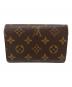 LOUIS VUITTON (ルイ ヴィトン) 2つ折り財布 モノグラム ポルトフォイユ・トレゾール ブラウン：8000円